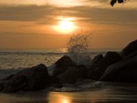 Sonnenuntergang an der Kata Noi Beach auf Phuket